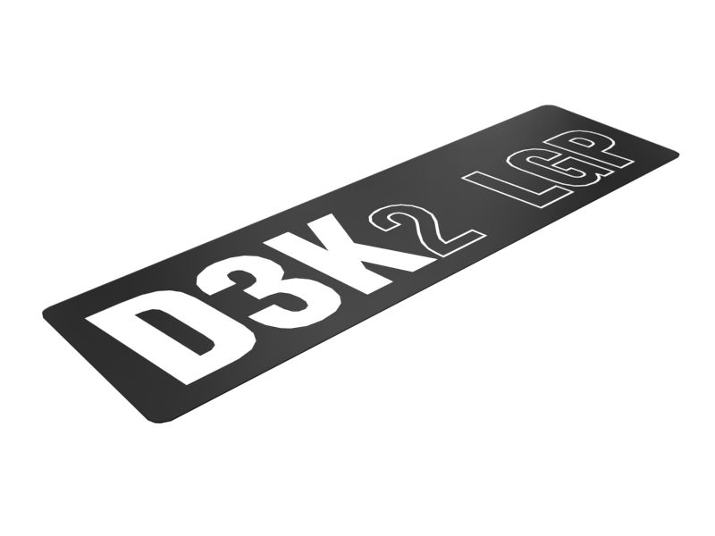 НАКЛЕЙКА D3K2 LG