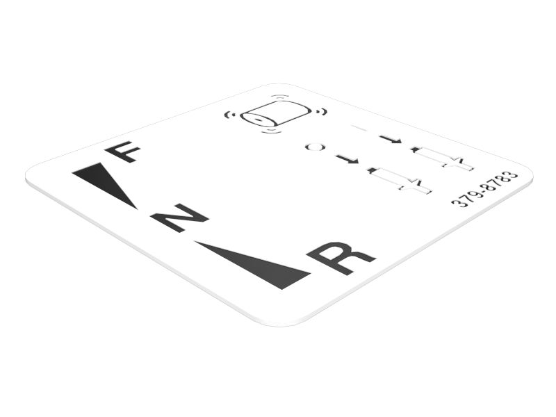 379-8783: НАКЛЕЙКА УПРАВЛЕНИЯ