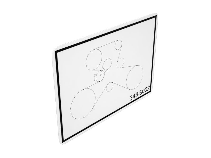 348-5002: НАКЛЕЙКА