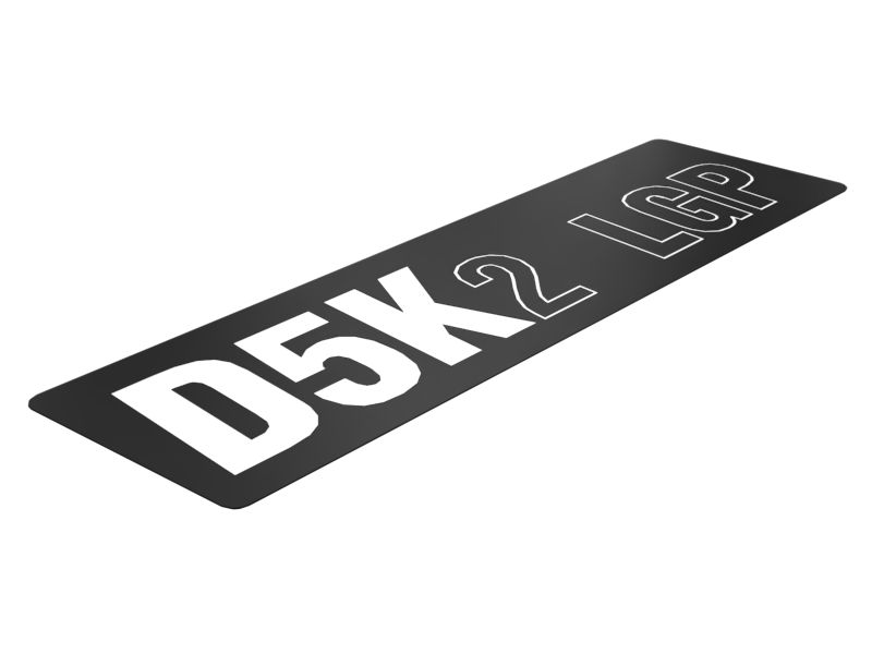 НАКЛЕЙКА D5K2 LG