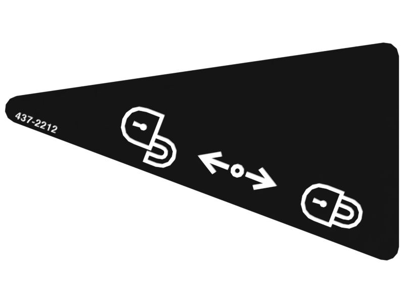 НАКЛЕЙКА ОПУСКАНИЯ СТРЕЛЫ