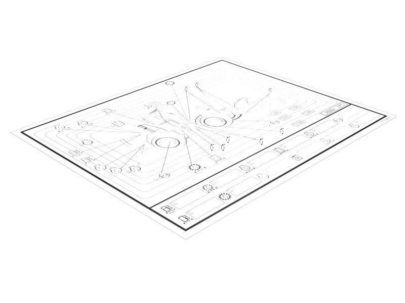 НАКЛЕЙКА СЕРВИСНАЯ