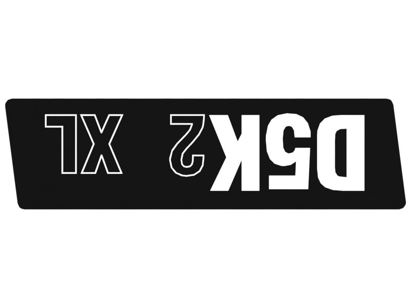 НАКЛЕЙКА D5K2 XL