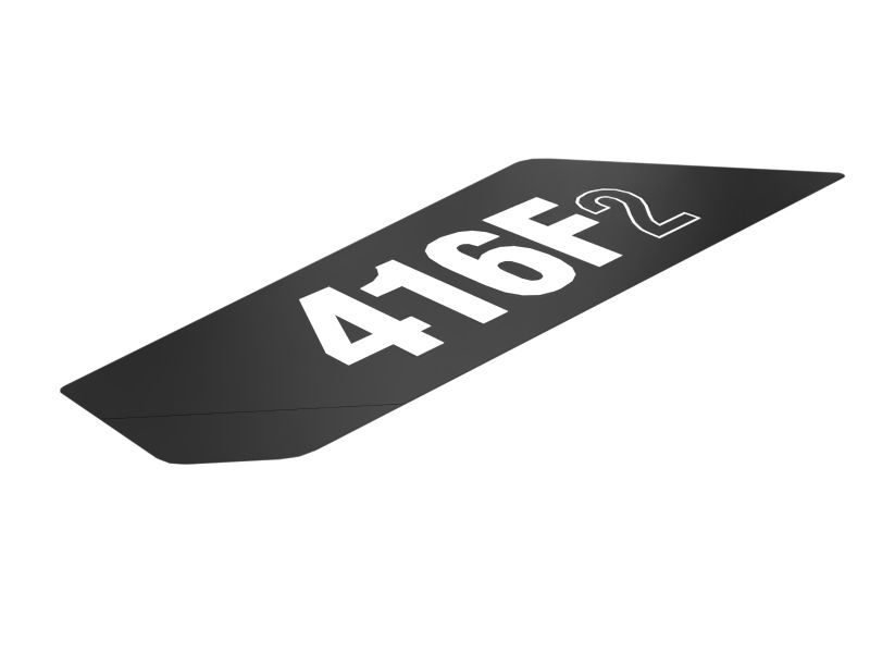 464-0197: НАКЛЕЙКА 416F 2