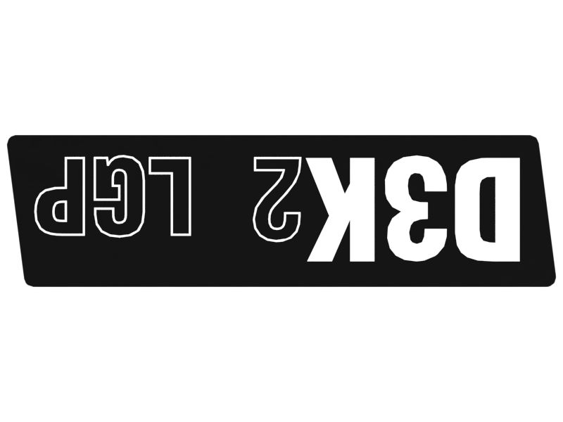 НАКЛЕЙКА D3K2 LG