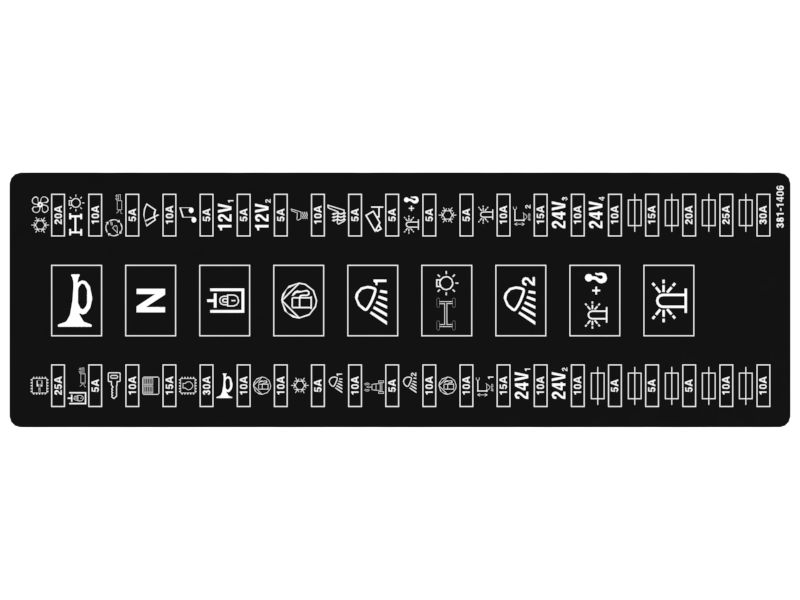 НАКЛЕЙКА ПЛАВКОГО ПРЕДОХРАНИТЕЛЯ