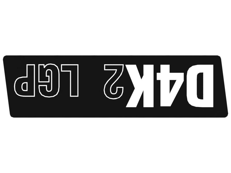 НАКЛЕЙКА D4K2 LG