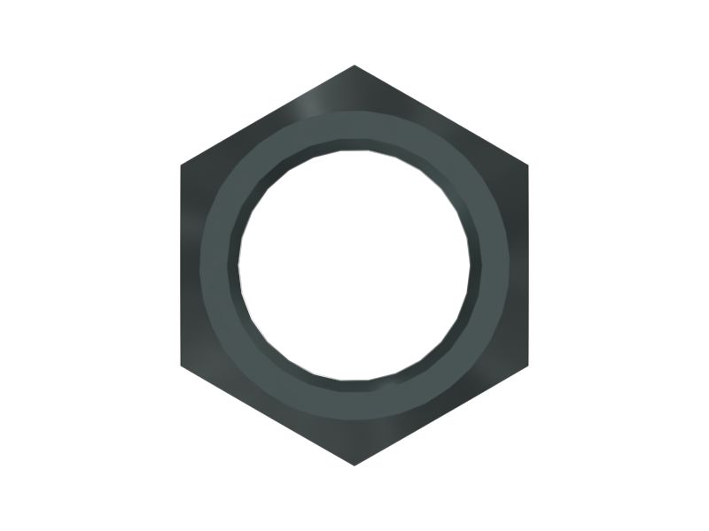 0,5-дюймовая шестигранная контргайка