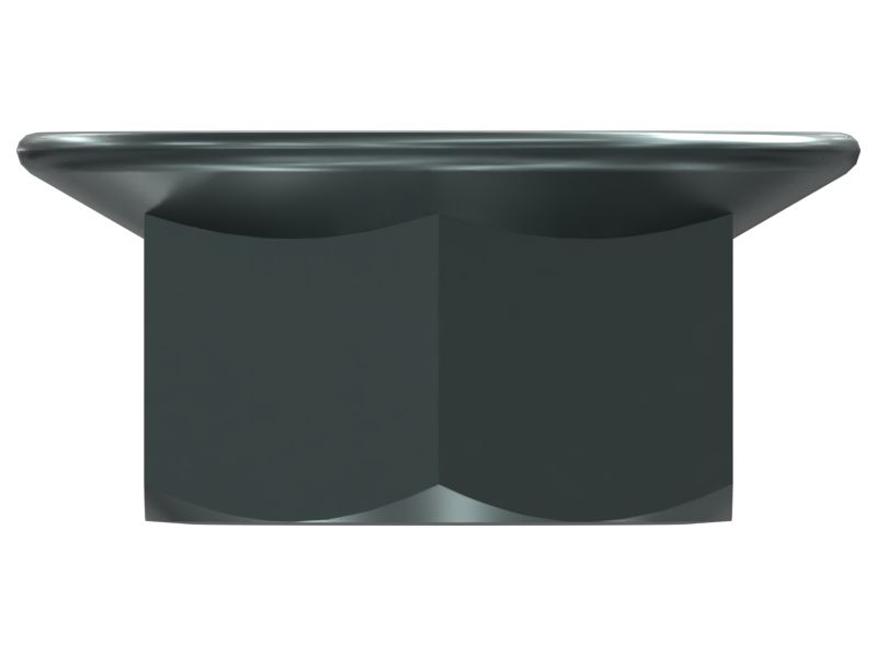 Шестигранная фланцевая гайка M12 x 1,75 мм