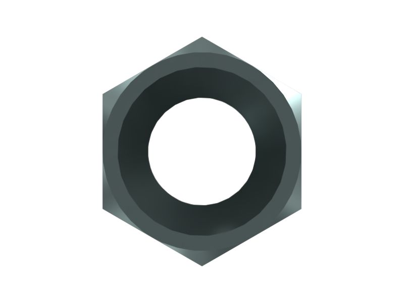 Гайка шестигранная M3 x 0,5 мм