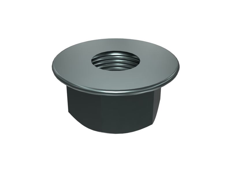 Шестигранная фланцевая гайка M12 x 1,75 мм