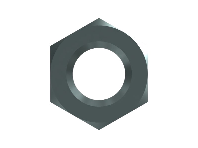 Шестигранная гайка с резьбой M10X1,25