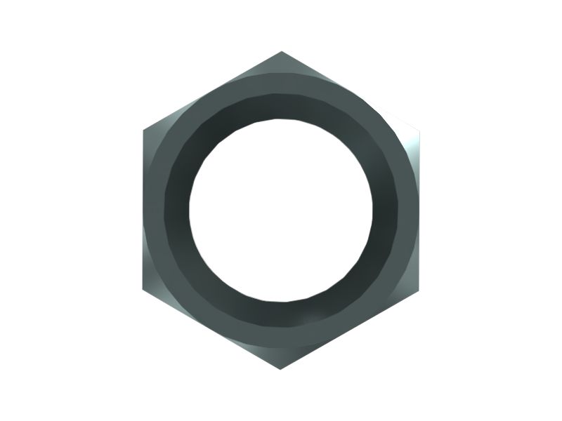 Стопорная шестигранная гайка 3/8''-16