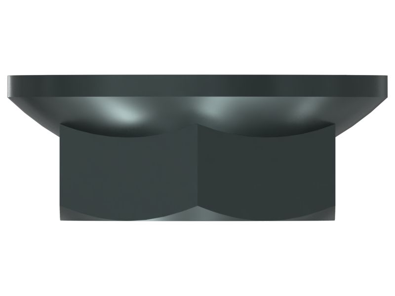 Шестигранная фланцевая гайка M6 x 1 мм