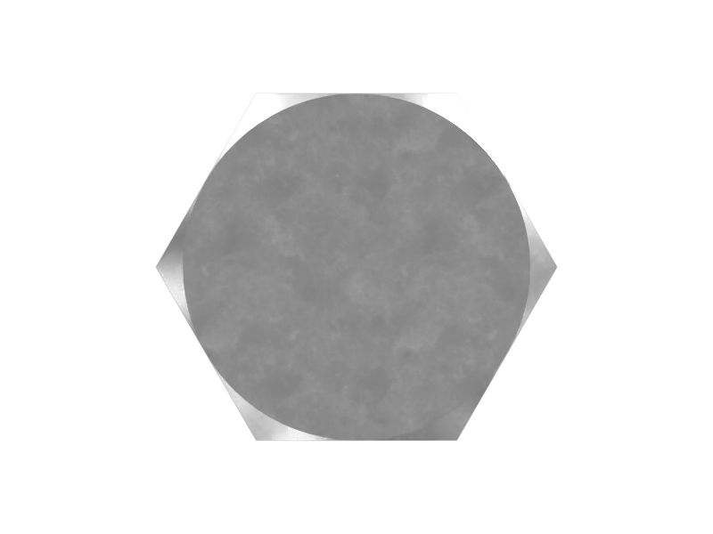 Болт с резьбой 7/16-14 и головкой в виде шестигранника