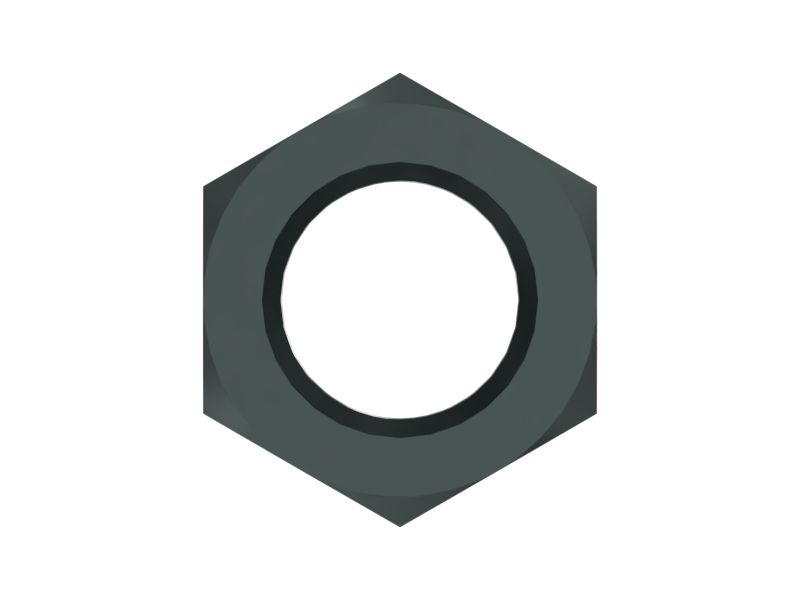 Шестигранная гайка 9/16''-18