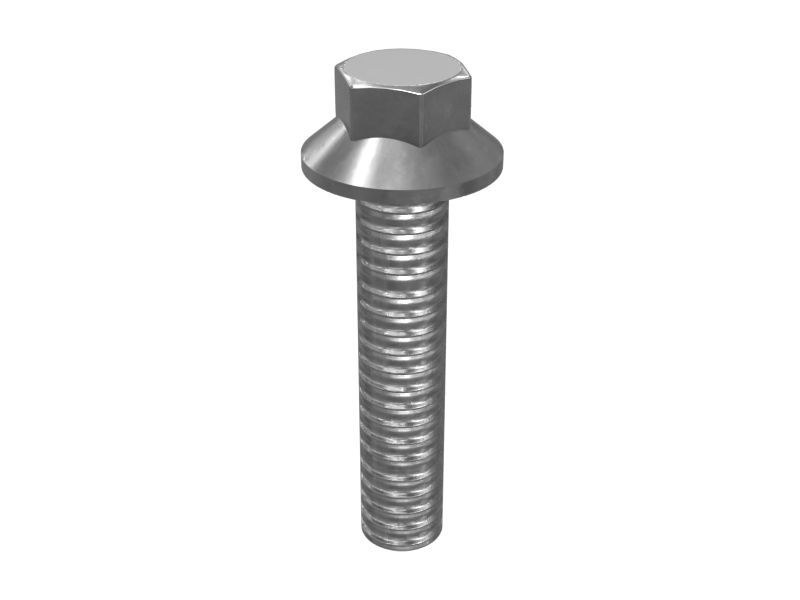 M8-1.25 x 39mm Hex Flange Head Bolt