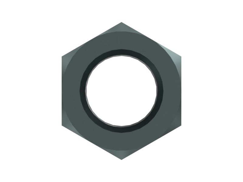 Шестигранная стопорная гайка M6 x 1 мм