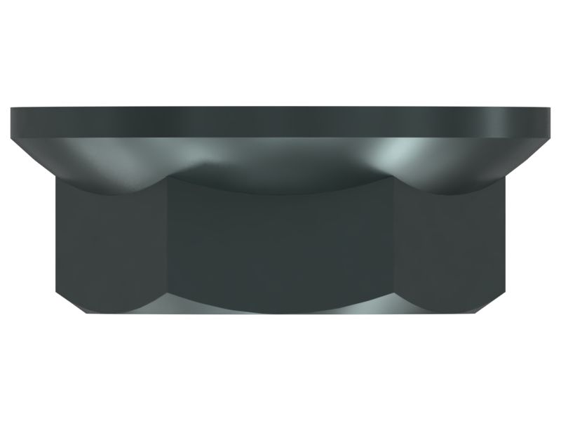 Шестигранная фланцевая гайка M6 x 1 мм