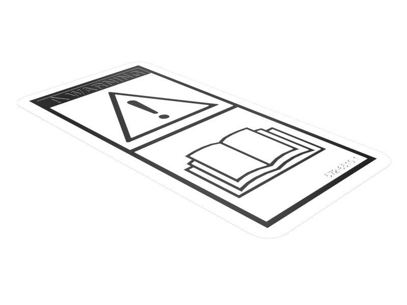 572-6510: Warning Film Label