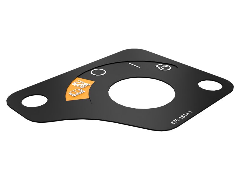 476-1814: НАКЛЕЙКА ДЛЯ СИСТЕМЫ ЗАЖИГАНИЯ