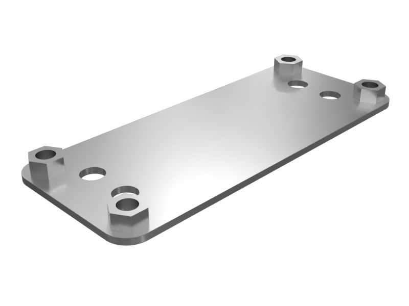 598-8030: 340mm Long Rear Guard Plate