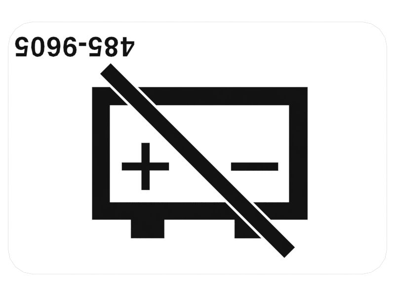 НАКЛЕЙКА АКБ