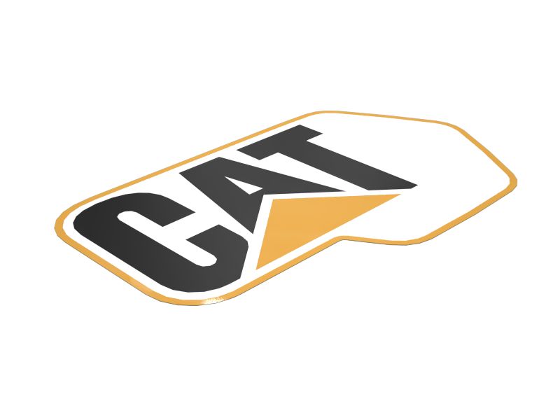 574-9029: CAT Decal Label