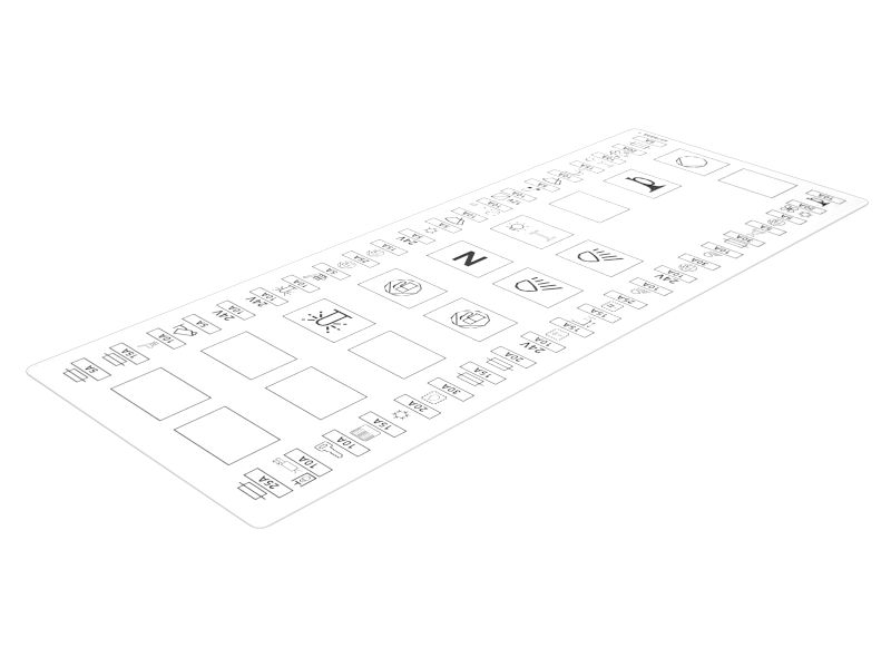 НАКЛЕЙКА ДЛЯ ЗАДНИХ ПРЕДОХРАНИТЕЛЕЙ