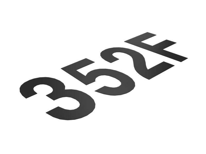 472-7008: НАКЛЕЙКА 352F