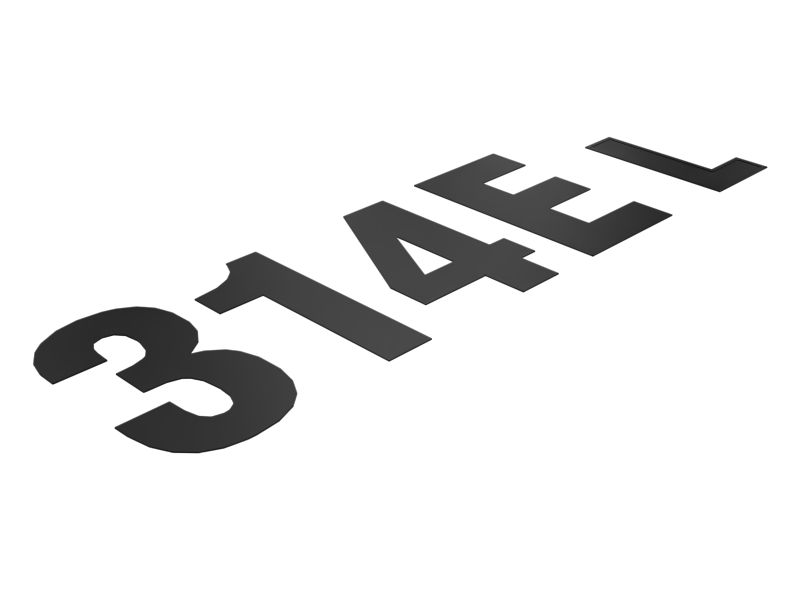 490-0377: НАКЛЕЙКА 314E L