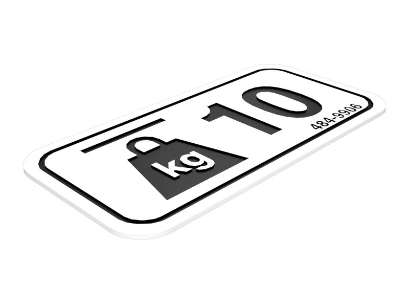 НАКЛЕЙКА МАКСИМАЛЬНОЙ НАГРУЗКИ