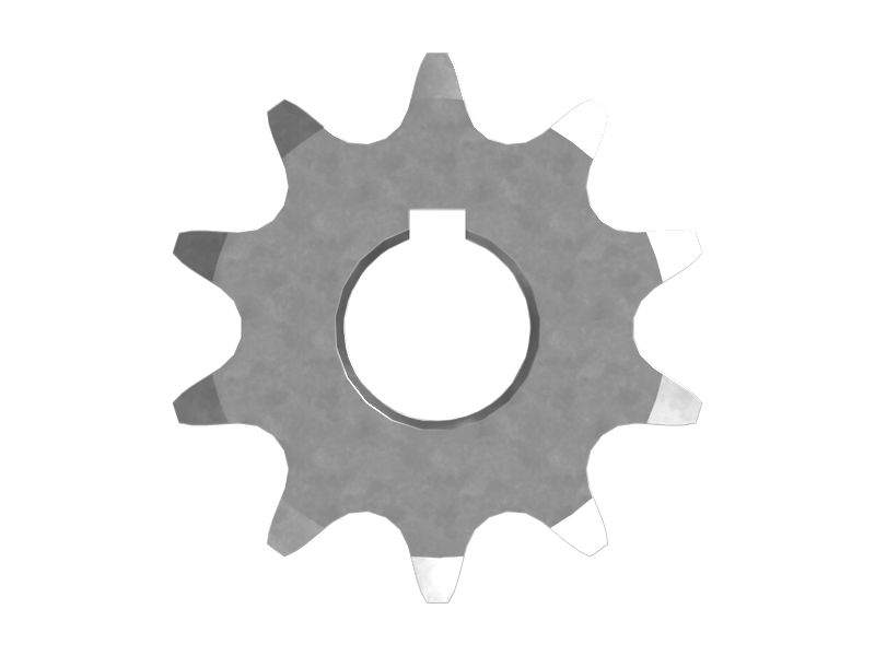 10 Teeth Screed Deflector Chain Sprocket