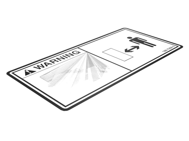 НАКЛЕЙКА С ПРЕДУПРЕЖДЕНИЕМ