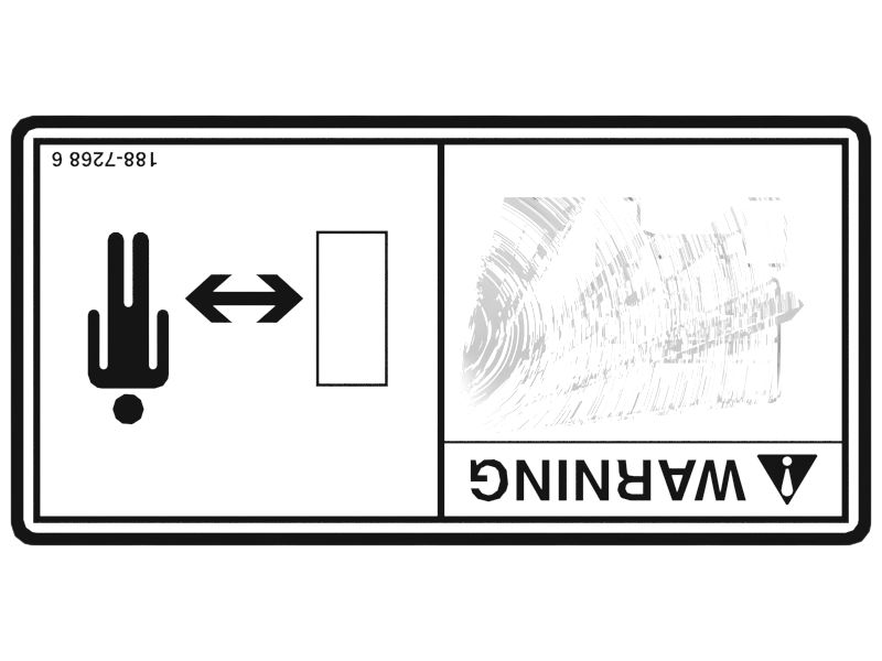НАКЛЕЙКА С ПРЕДУПРЕЖДЕНИЕМ