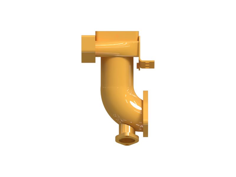 4P-8251: Left Hand Side Exhaust Manifold Watercooled Riser | Cat® Parts ...