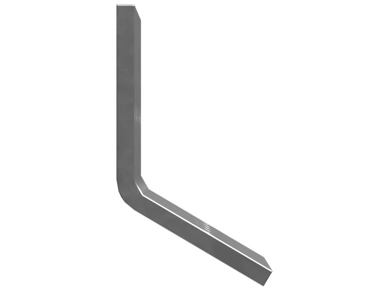 161-8287: 6 mm dicke Winkelplatte