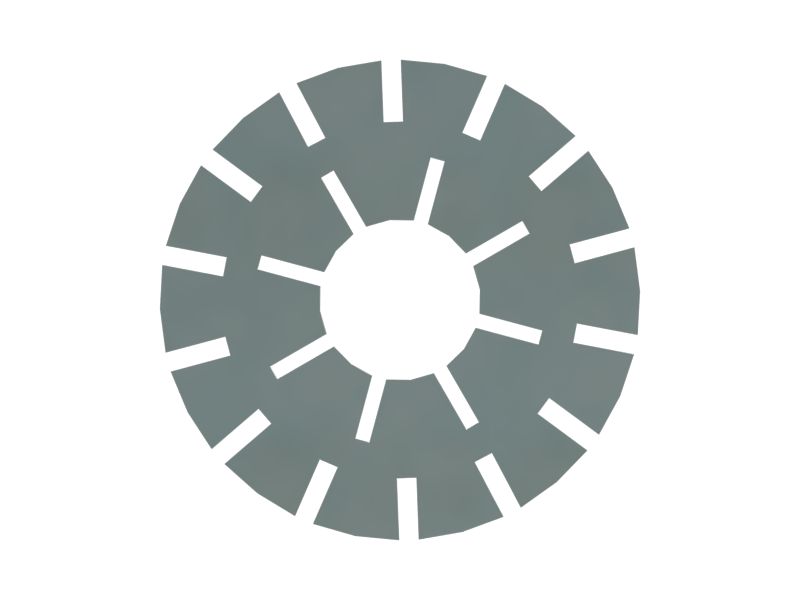 Зубчатая стопорная шайба с внешними и внутренними зубьями, M6