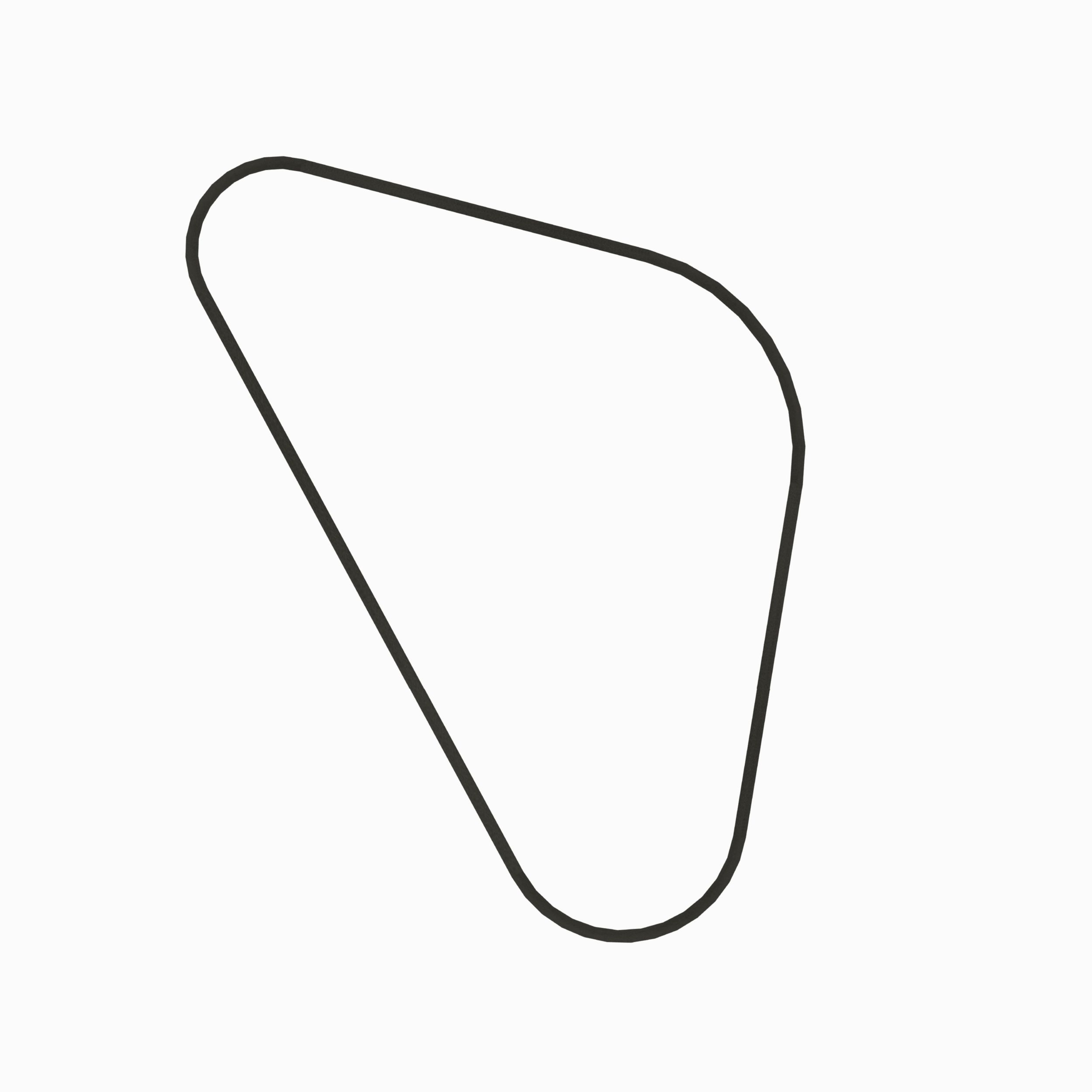 Клиновые зубчатые ремни (набор из 4 шт.)