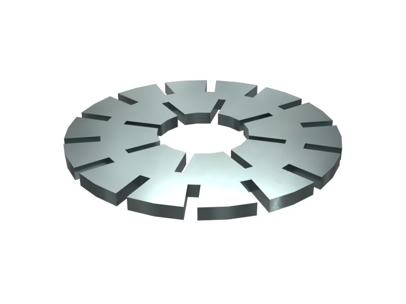 Зубчатая стопорная шайба с внешними и внутренними зубьями, M6