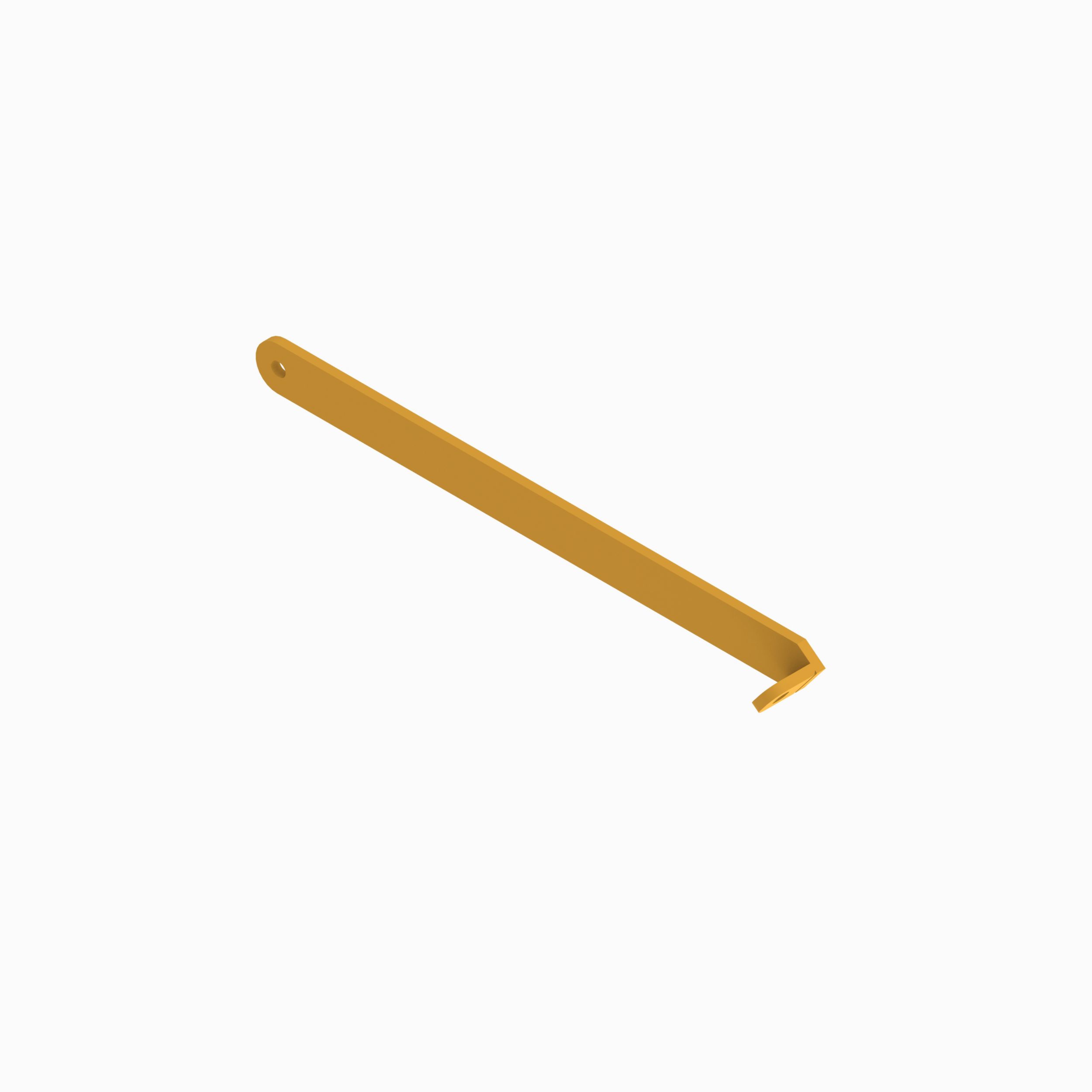 444-2709: Hood and Guard Left-Hand Lock Plate