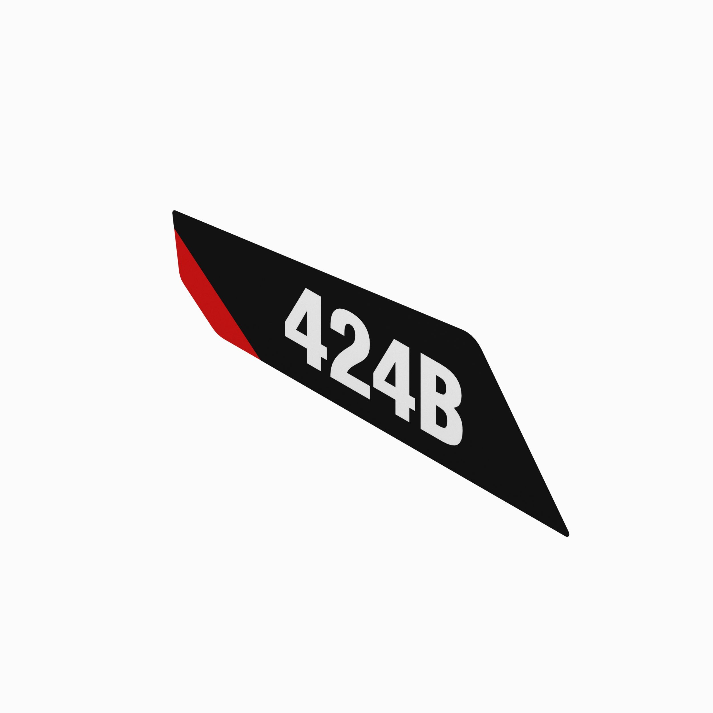 444-0143: НАКЛЕЙКА 424B