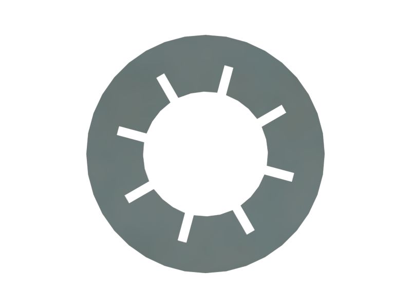 Стопорная шайба с внутренним зубчатым сцеплением