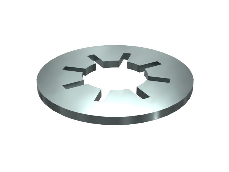 Пружинная шайба с внутренним зубчатым сцеплением