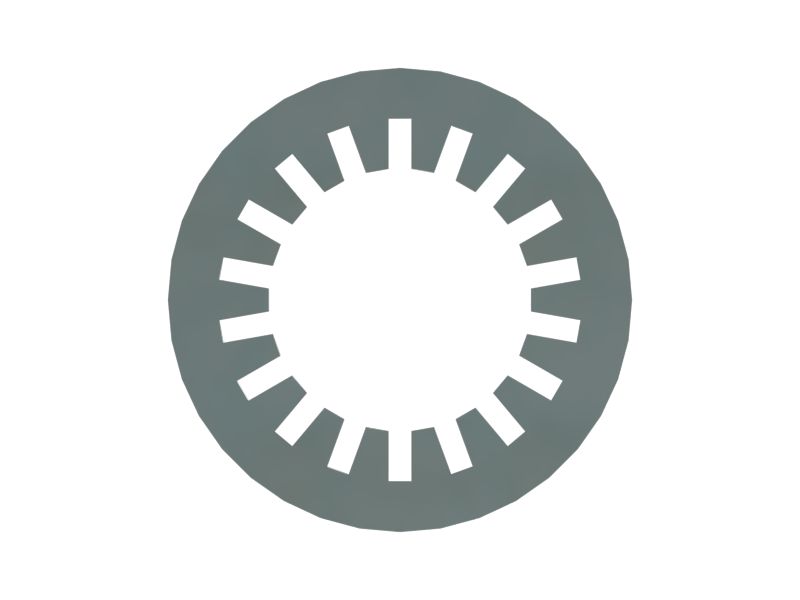 Стопорная шайба с внутренним зубчатым сцеплением