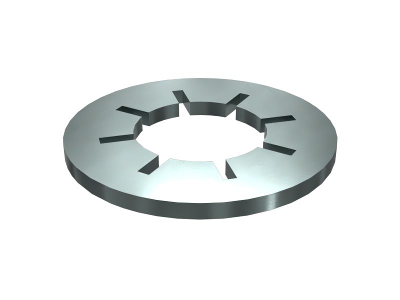 Стопорная шайба (с внешними или внутренними зубцами)