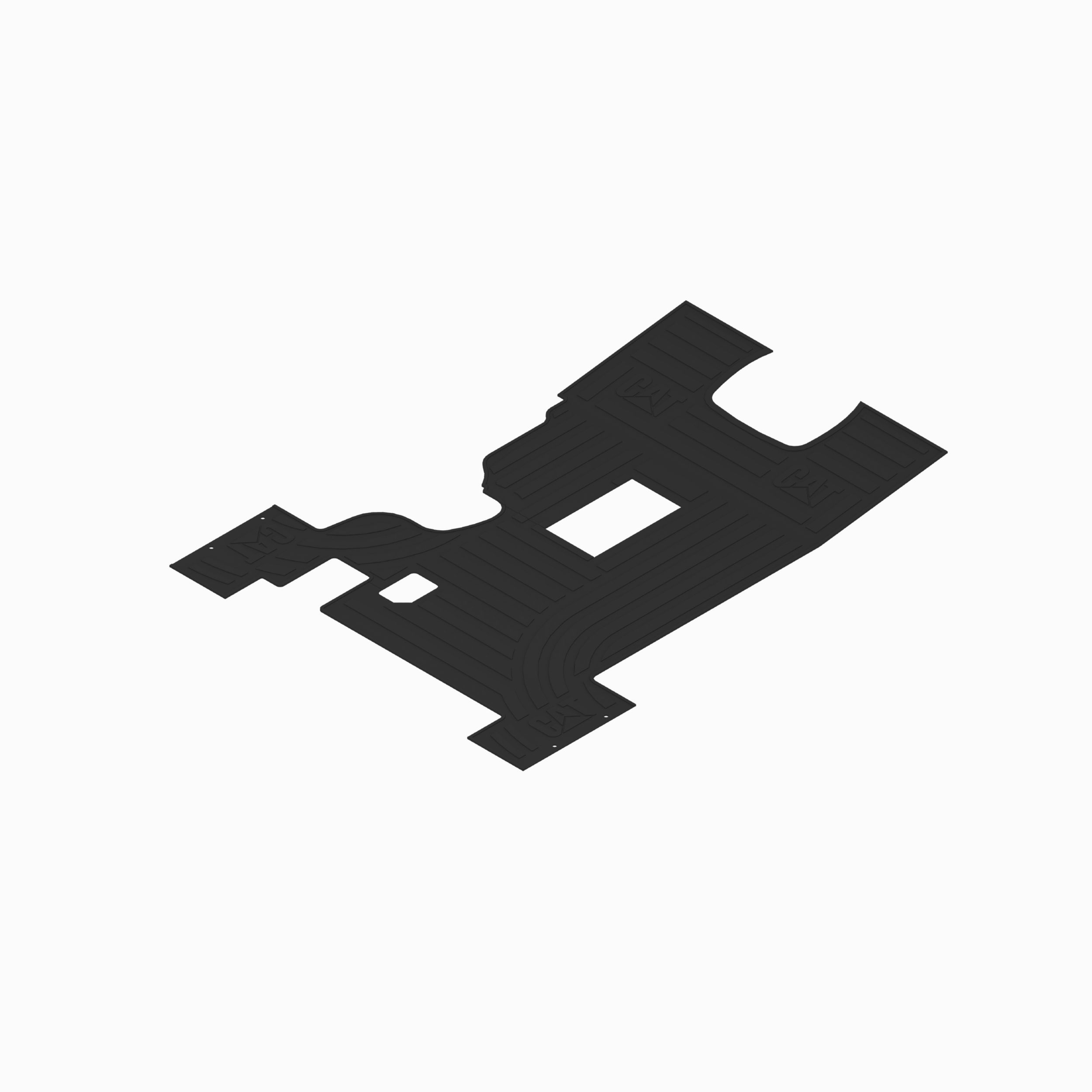 472-9789: Backhoe Loader Cab Floormat