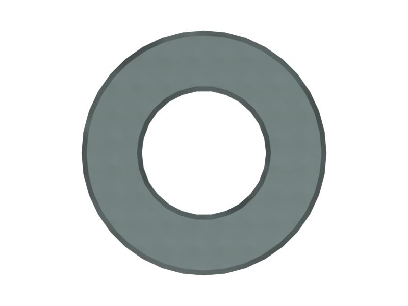 Шайба с внутренним диаметром 6,86 мм