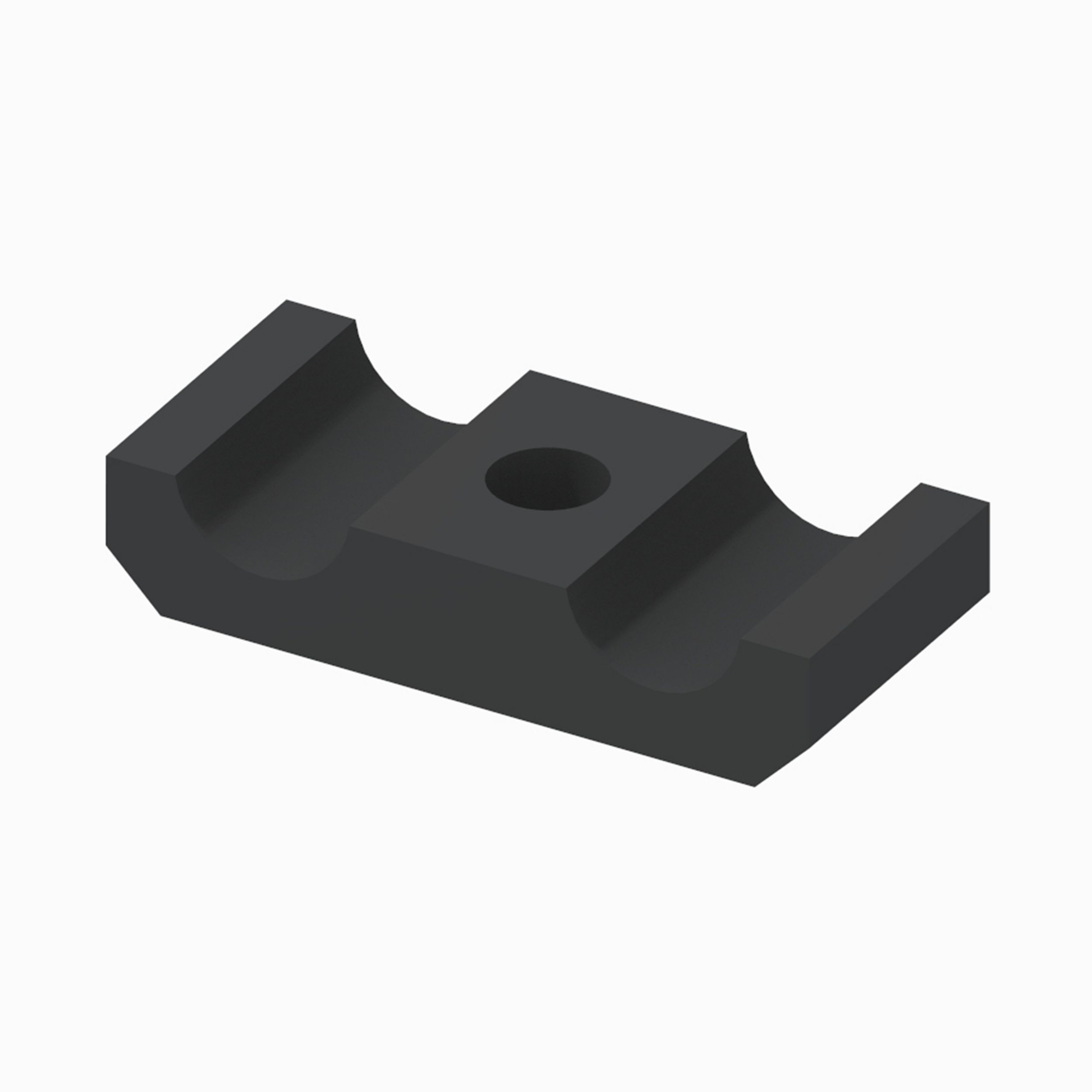 580-7642: Dual Tube Cleat Clamp