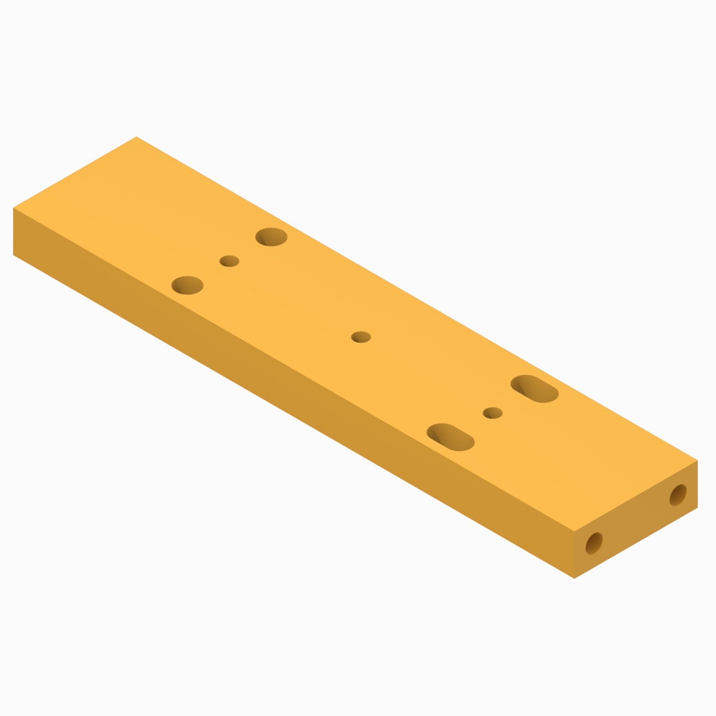 564-2829: 25mm Thick Hydraulic Line Support Plate